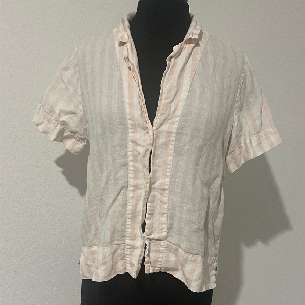 EVERLANE Striped linen top